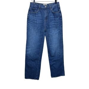 Triarchy High Rise Straight Leg Cotton Jeans Size 29